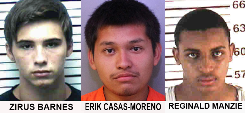 Suspects Barnes and Manzie